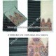 Scalene triangle Printed Scarf Wool Shawl for women cashmere scarf