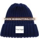 100% acrylic knitted beanies High Quality Plain Knitted Beanie