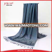 woman silky polyester scarf viscose jacquard wholesale scarf hijab