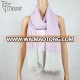 Minzart KYM- 180 women 2 colors with tassel polyester materail long scarf wholesale