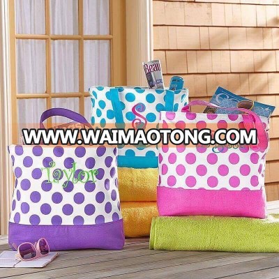 New Spring Summer Polka Dot Tote Bag